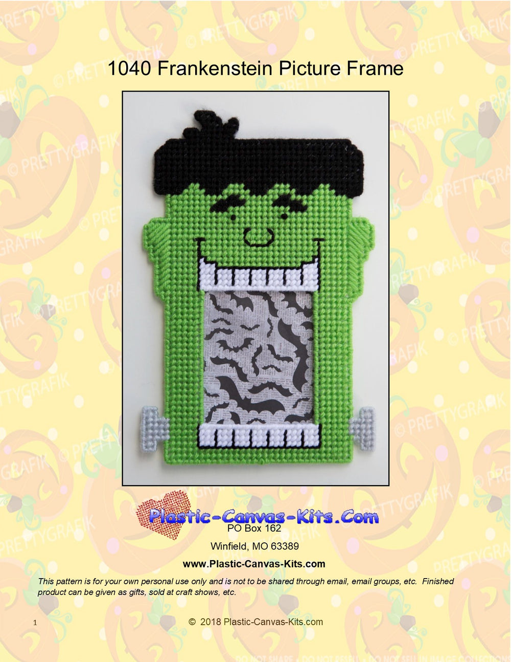 Frankenstein Picture Frame