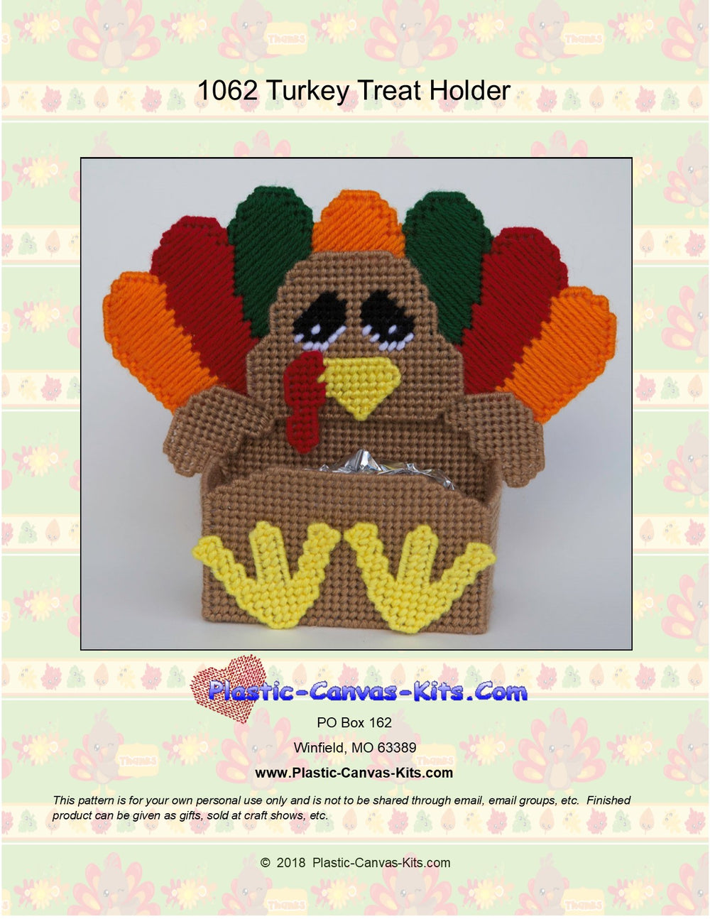 Thanksgiving Turkey Treat Holder