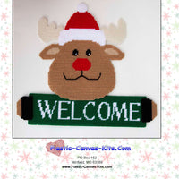 Reindeer Welcome Sign