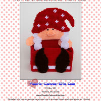 Christmas Gnome Girl Treat Holder