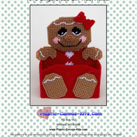 Christmas Gingerbread Girl Treat Holder