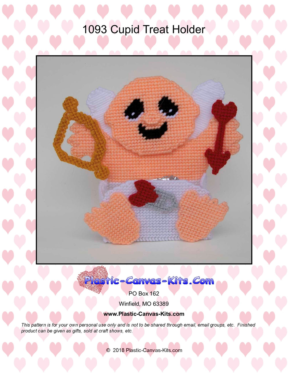 Valentine's Day Cupid Treat Holder