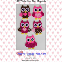 Valentine's Day Owl Magnet Set
