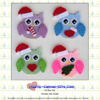 Cute Owl Christmas Ornaments
