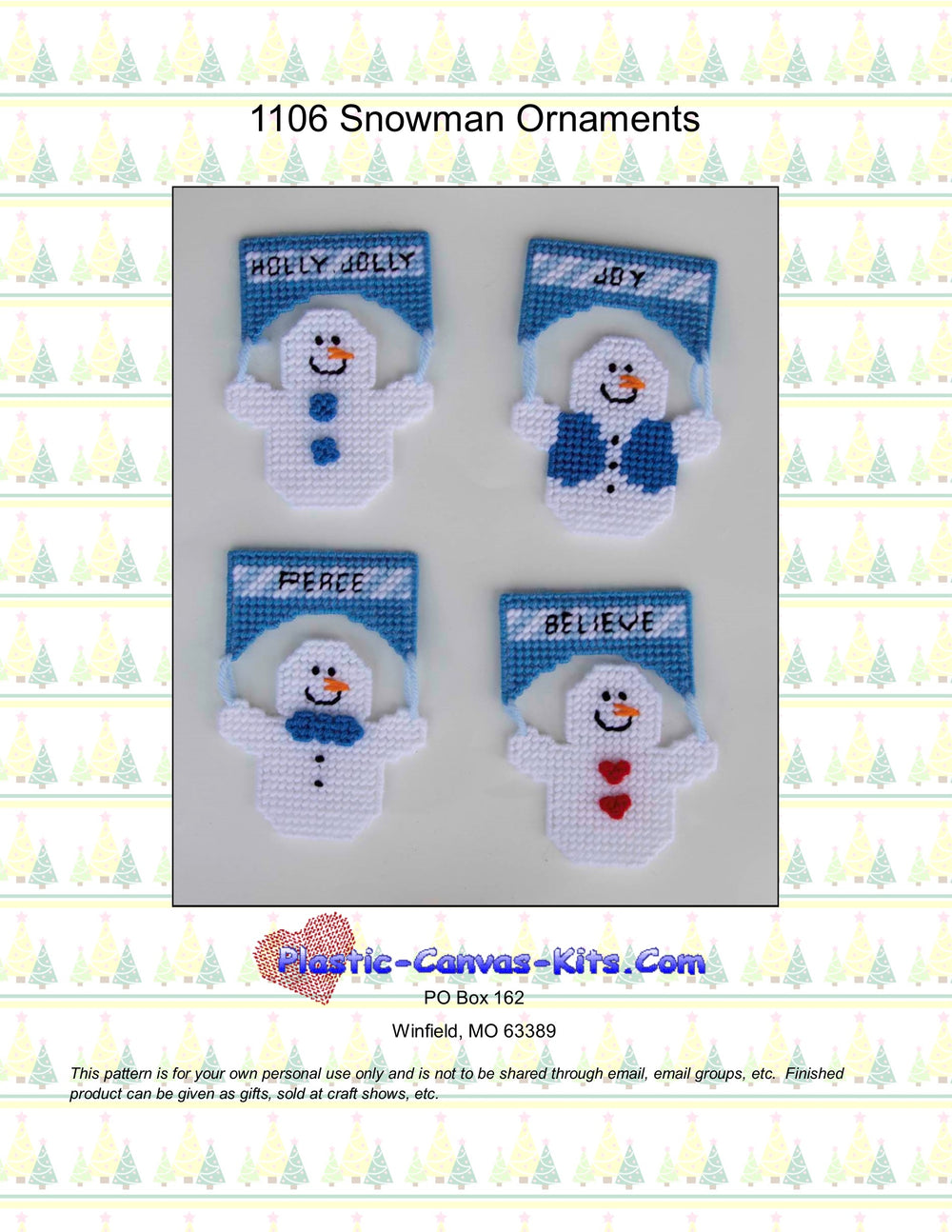 Snowman Christmas Ornaments