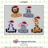 Jungle Animal Christmas Ornaments