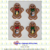 Gingerbread Man Picture Frame Ornaments