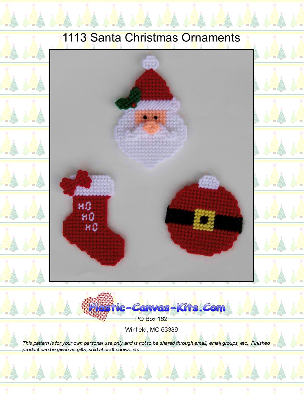 Santa Christmas Ornaments