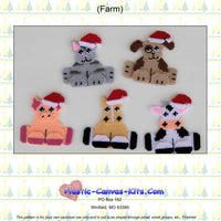 Farm Animal Christmas Ornaments