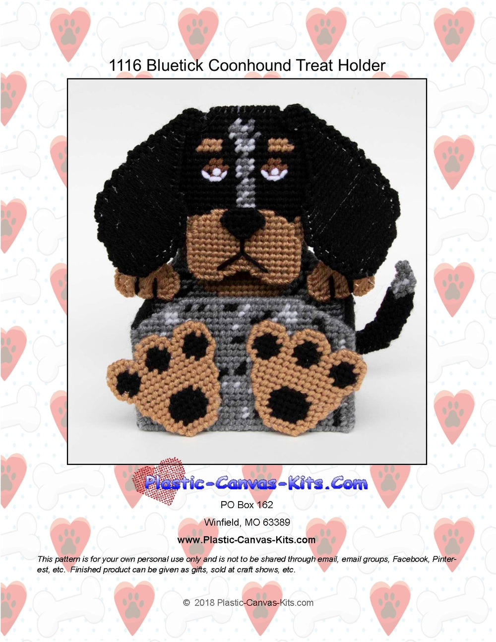 Bluetick Coonhound Treat Holder