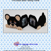 Black Bear Folding Picture Frame