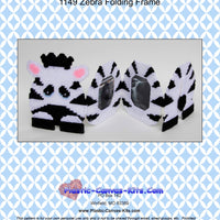 Zebra Folding Picture Frame