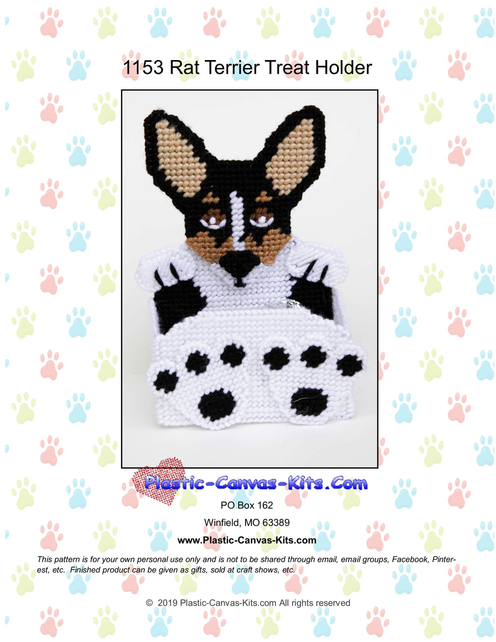 Rat Terrier Treat Holder