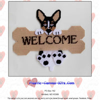 Rat Terrier Welcome Bone