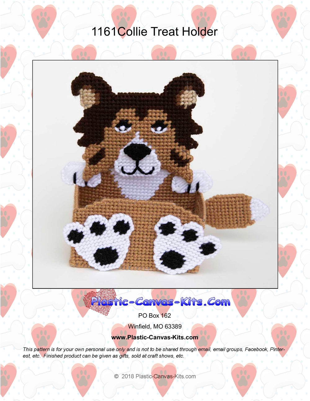 Collie Treat Holder