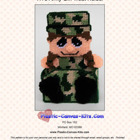 Army Girl Treat Holder
