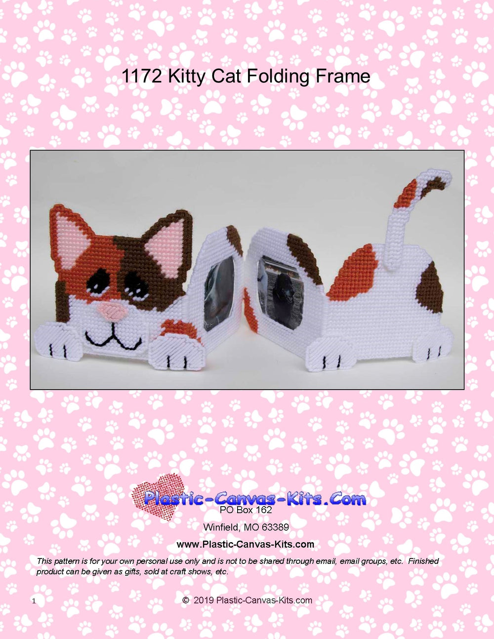 Kitty Cat Folding Frame