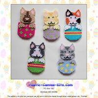 Cats in Easter Eggs Magnets