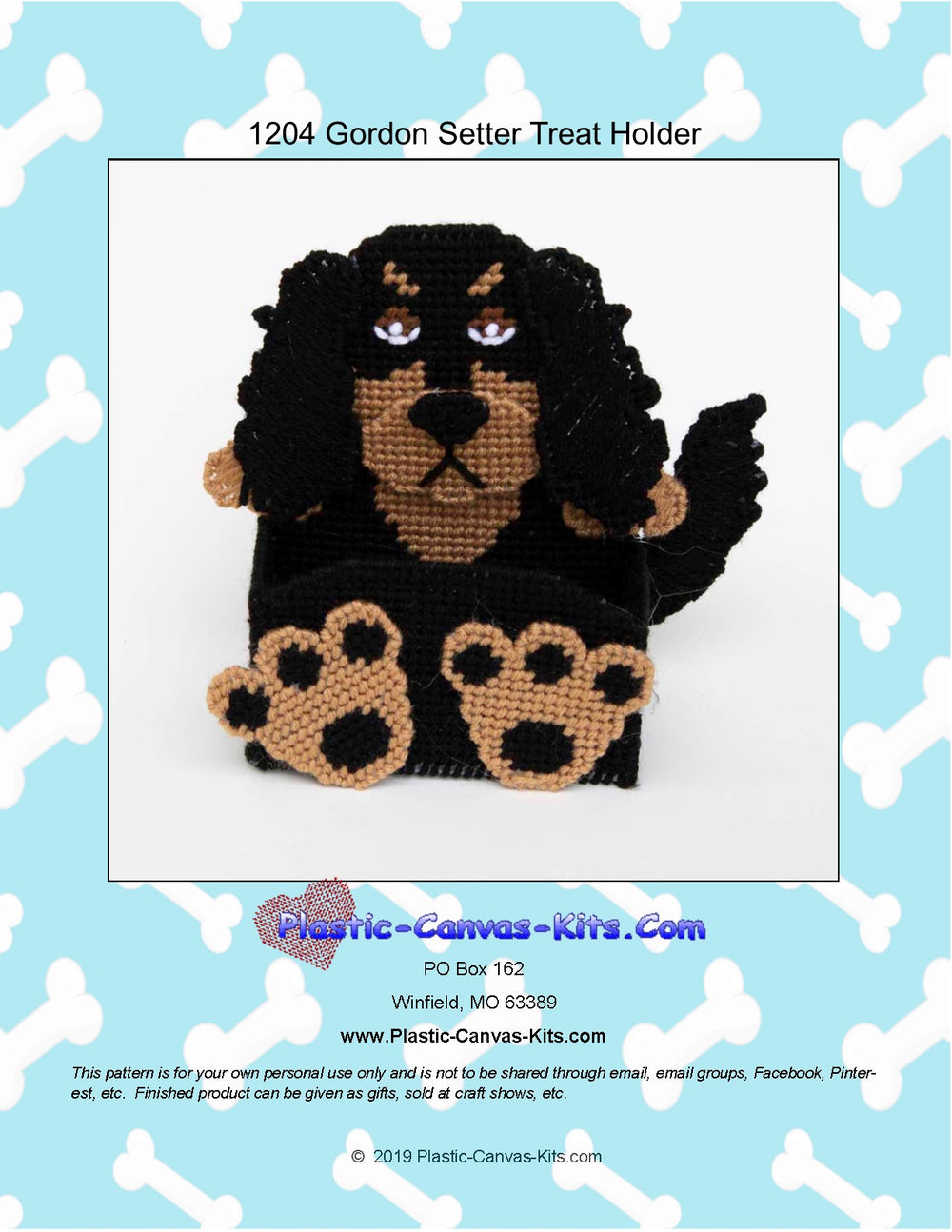 Gordon Setter Treat Holder