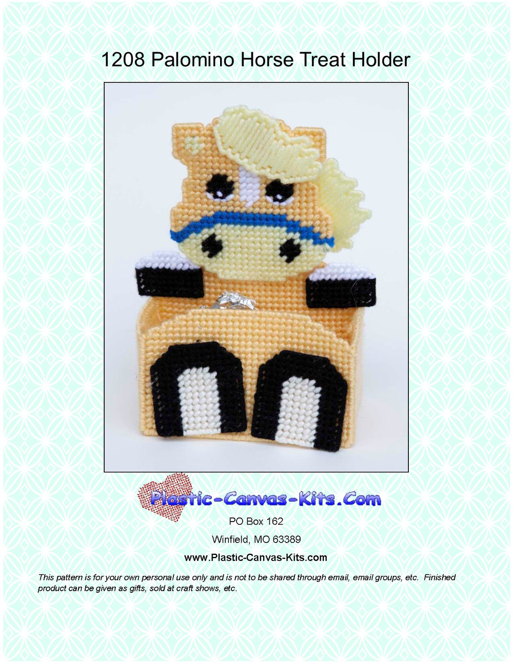 Palomino Horse Treat Holder