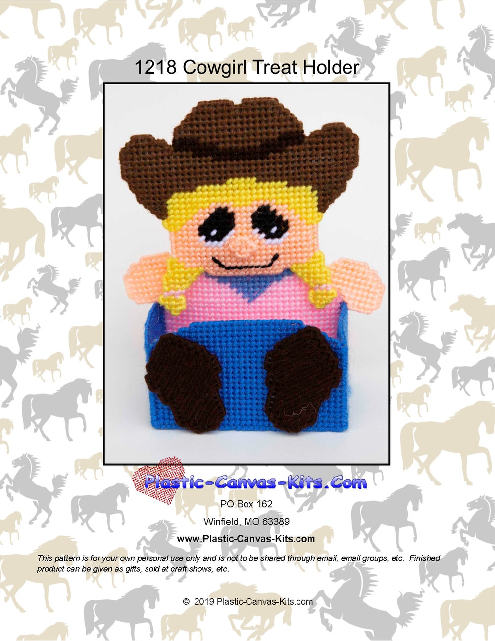 Cowgirl Treat Holder