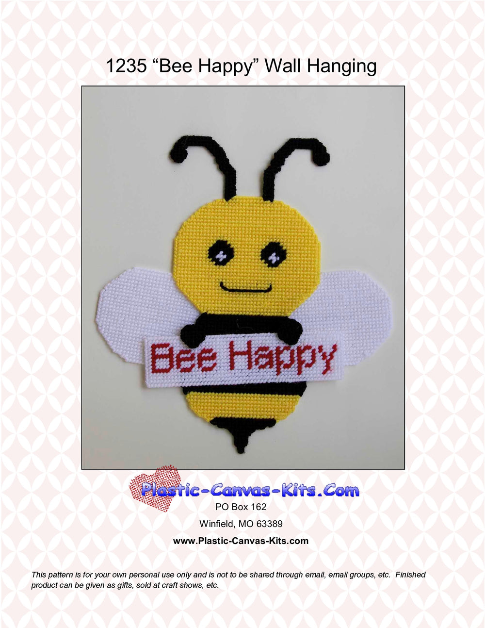 Bee Happy Wall Hanging