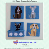 Dogs Square Coaster