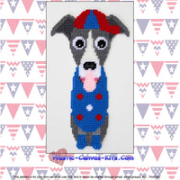 Patriotic Dog 3 Wall Hanging