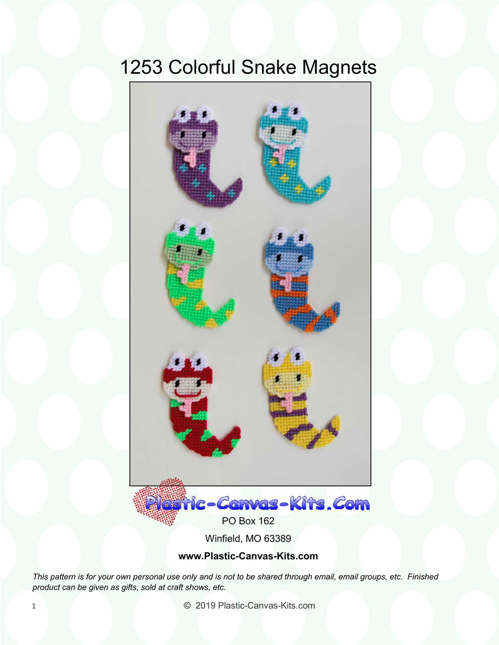 Colorful Snake Magnets
