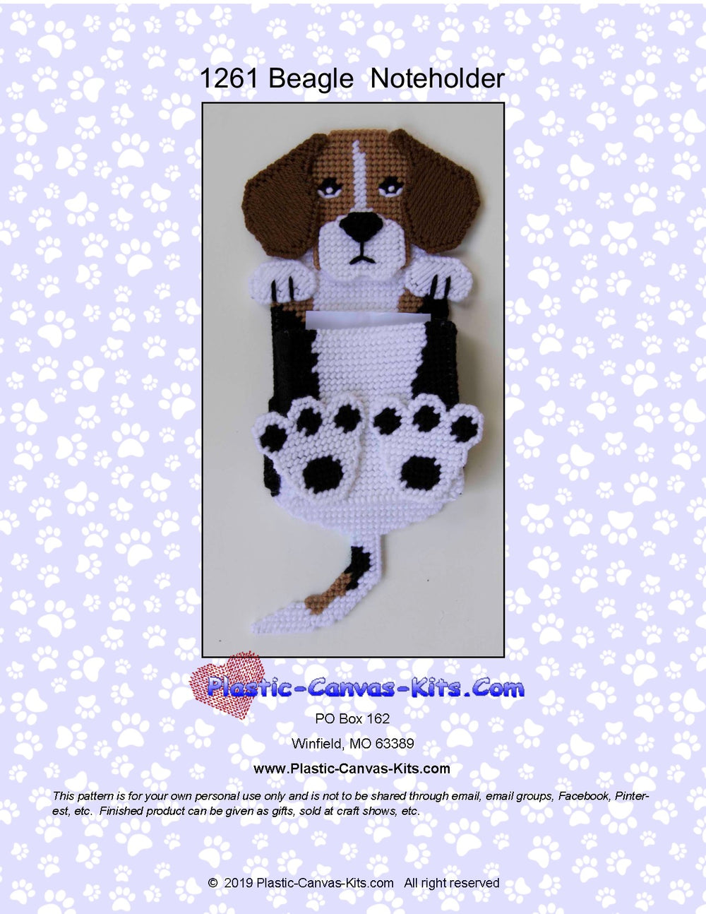 Beagle Note Holder