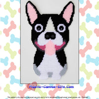 Smiling Boston Terrier Wall Hanging