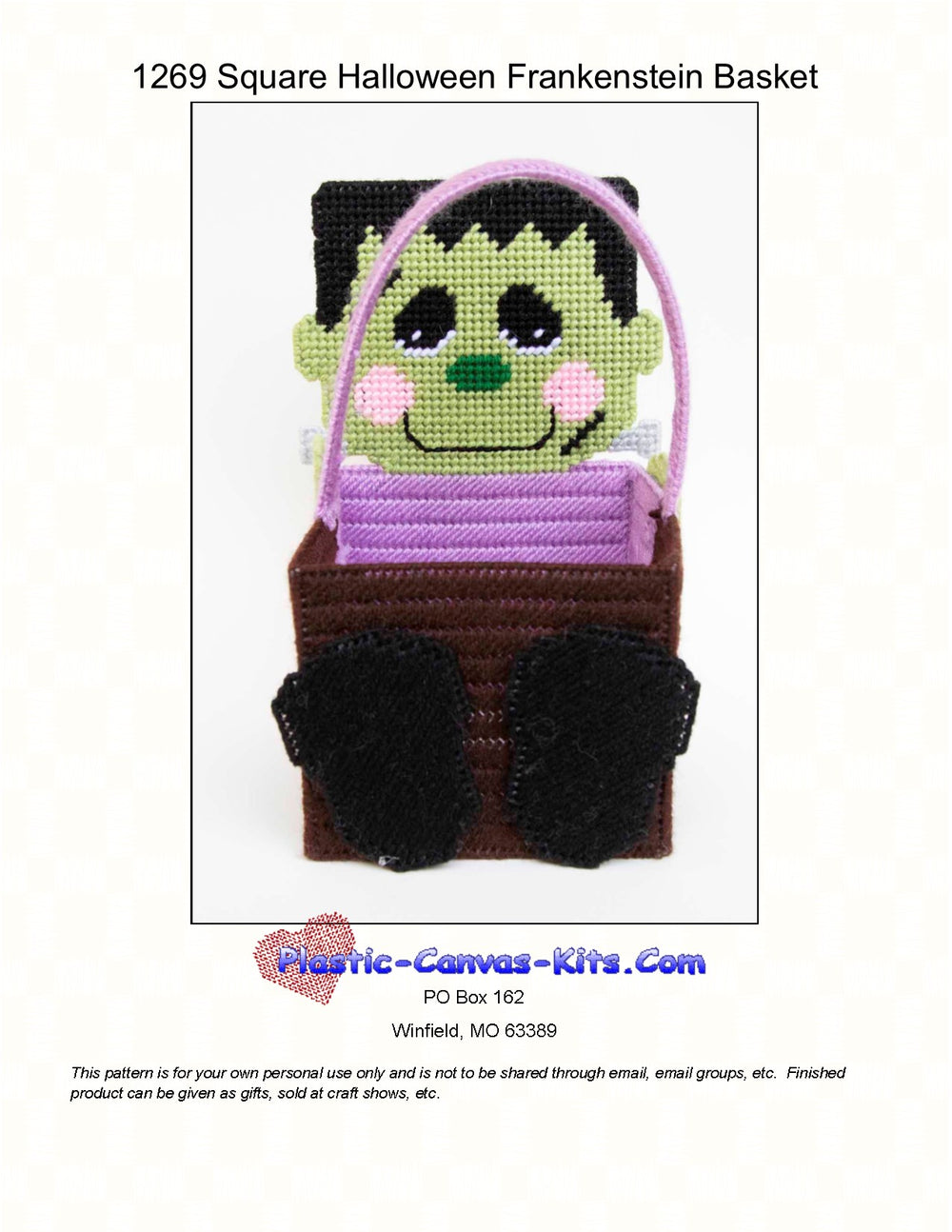 Square Frankenstein Basket