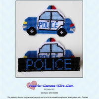 Police Car Coaster Set