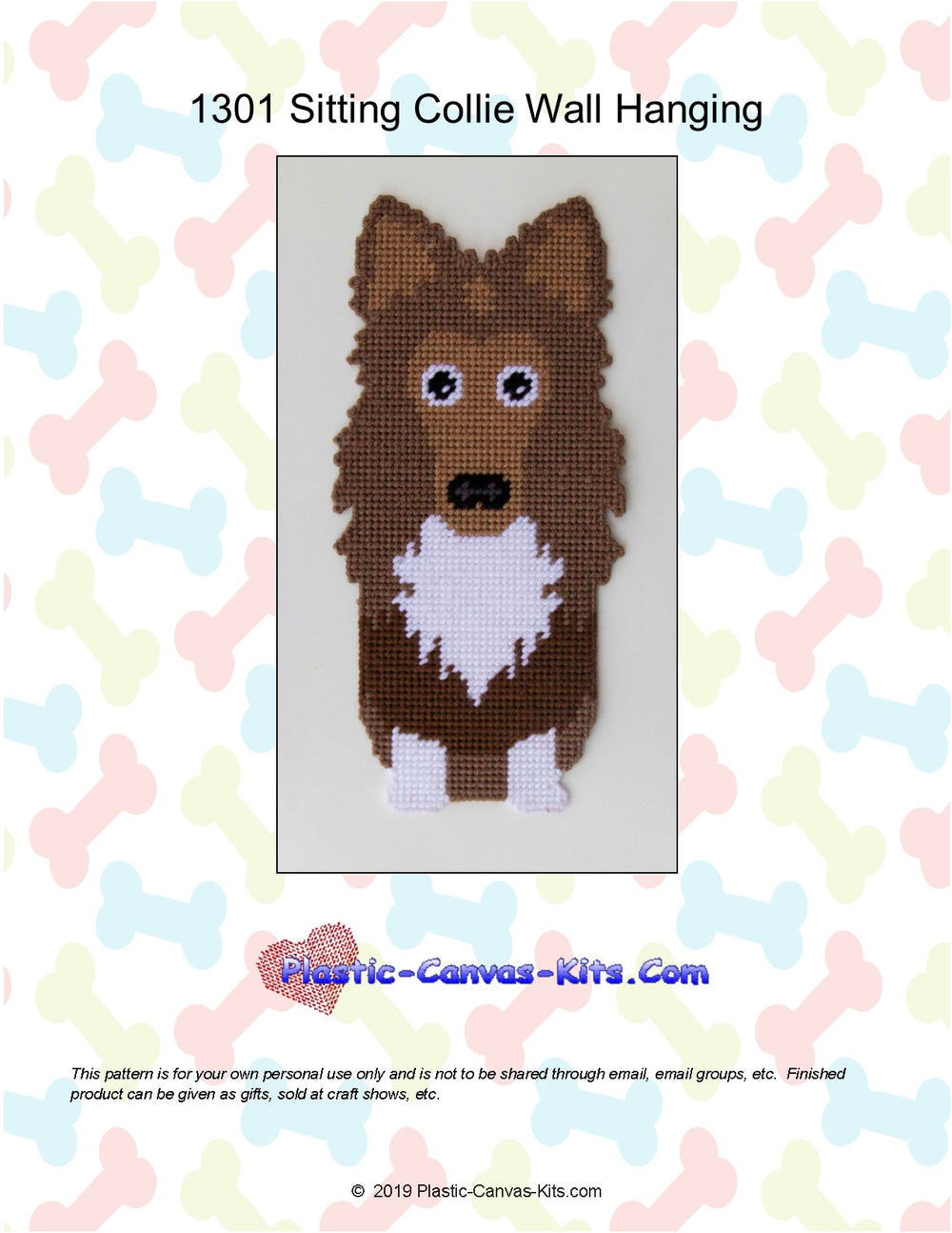 Collie Wall Hanging
