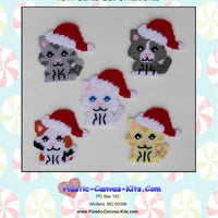 Santa Cat Christmas Ornaments