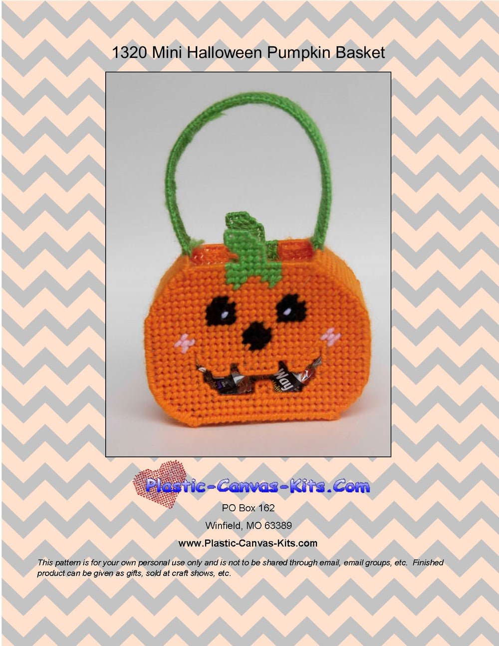 Mini Halloween Pumpkin Basket