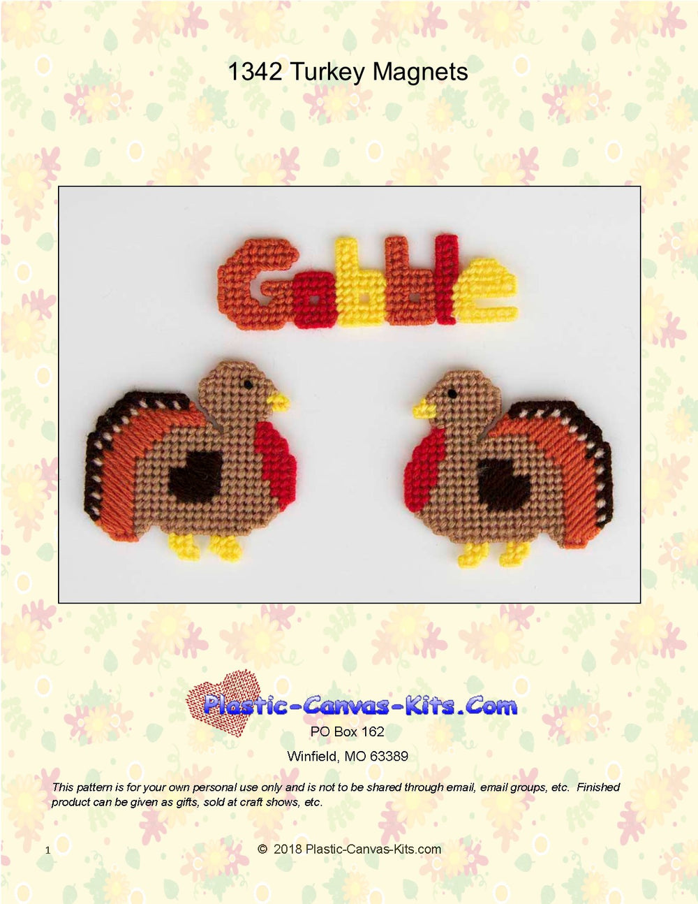 Thanksgiving Turkey Magnets