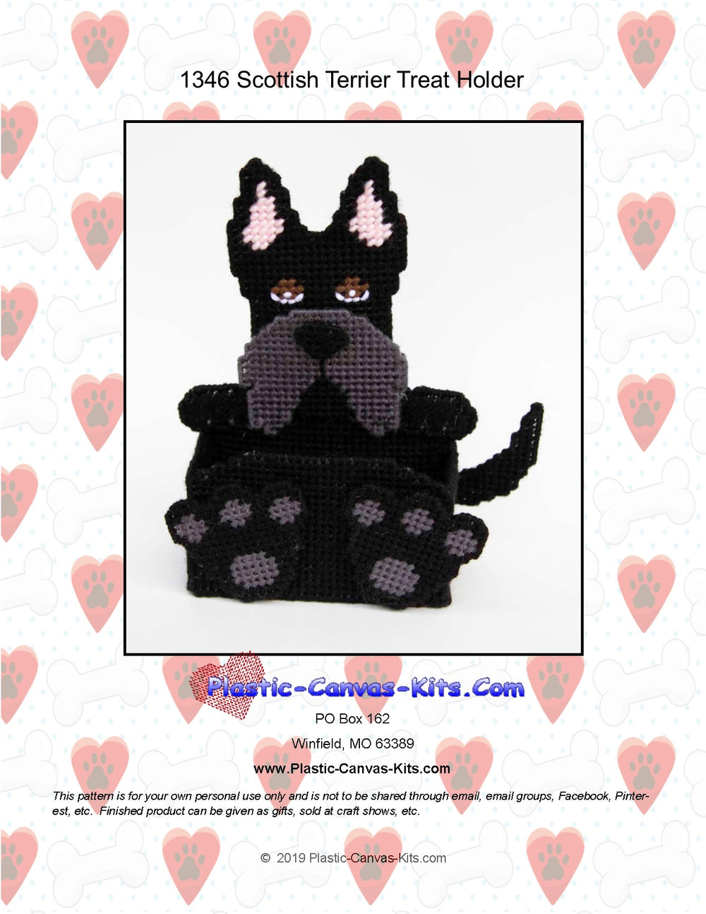 Scottish Terrier Treat Holder