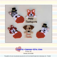 Thanksgiving Dog Magnets