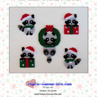 Raccoon Christmas Ornaments