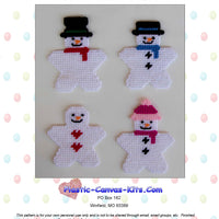 Snowman Star Christmas Ornaments