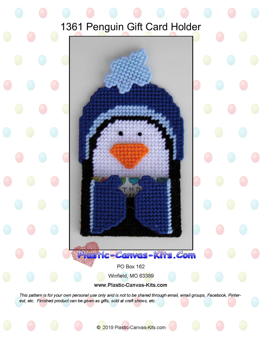 Penguin Gift Card Holder