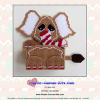 Christmas Gingerbread Elephant Treat Holder