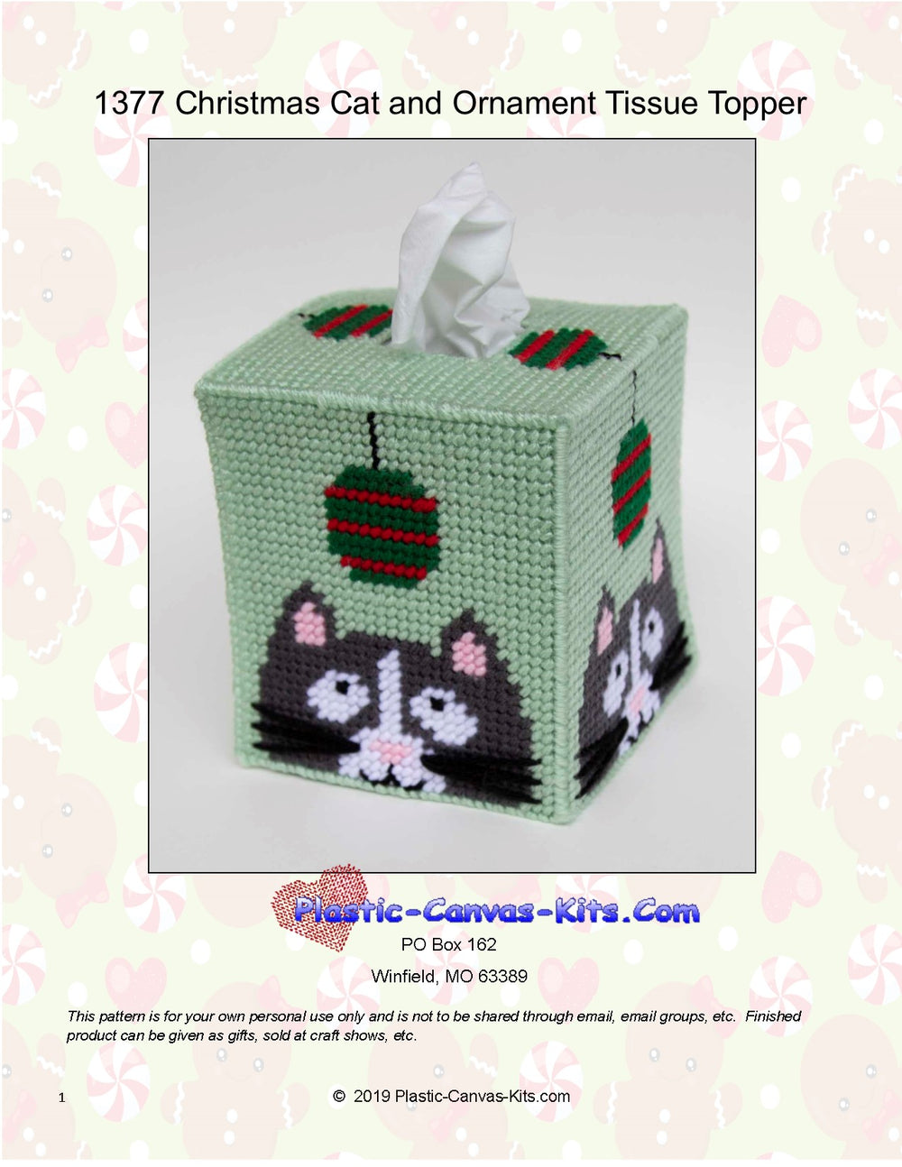 4 Christmas Plastic Canvas Kits Tissue Box and similar items