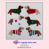 Dachshunds with Sweaters Ornaments