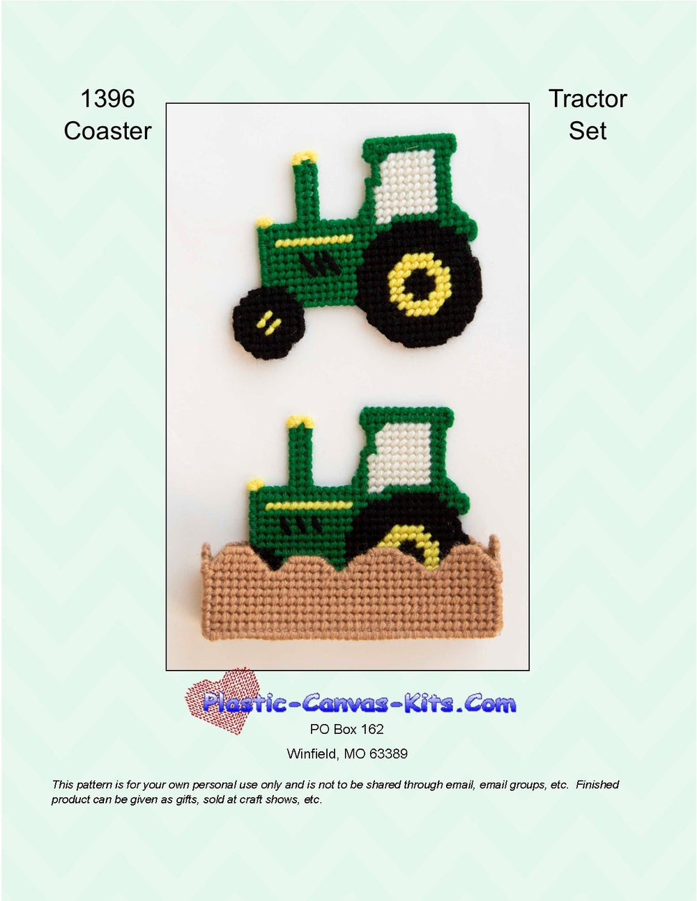 Tractor Coaster Set
