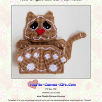 Christmas Gingerbread Cat Treat Holder