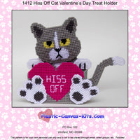 Hiss Off Valentine's Day Cat Treat Holder