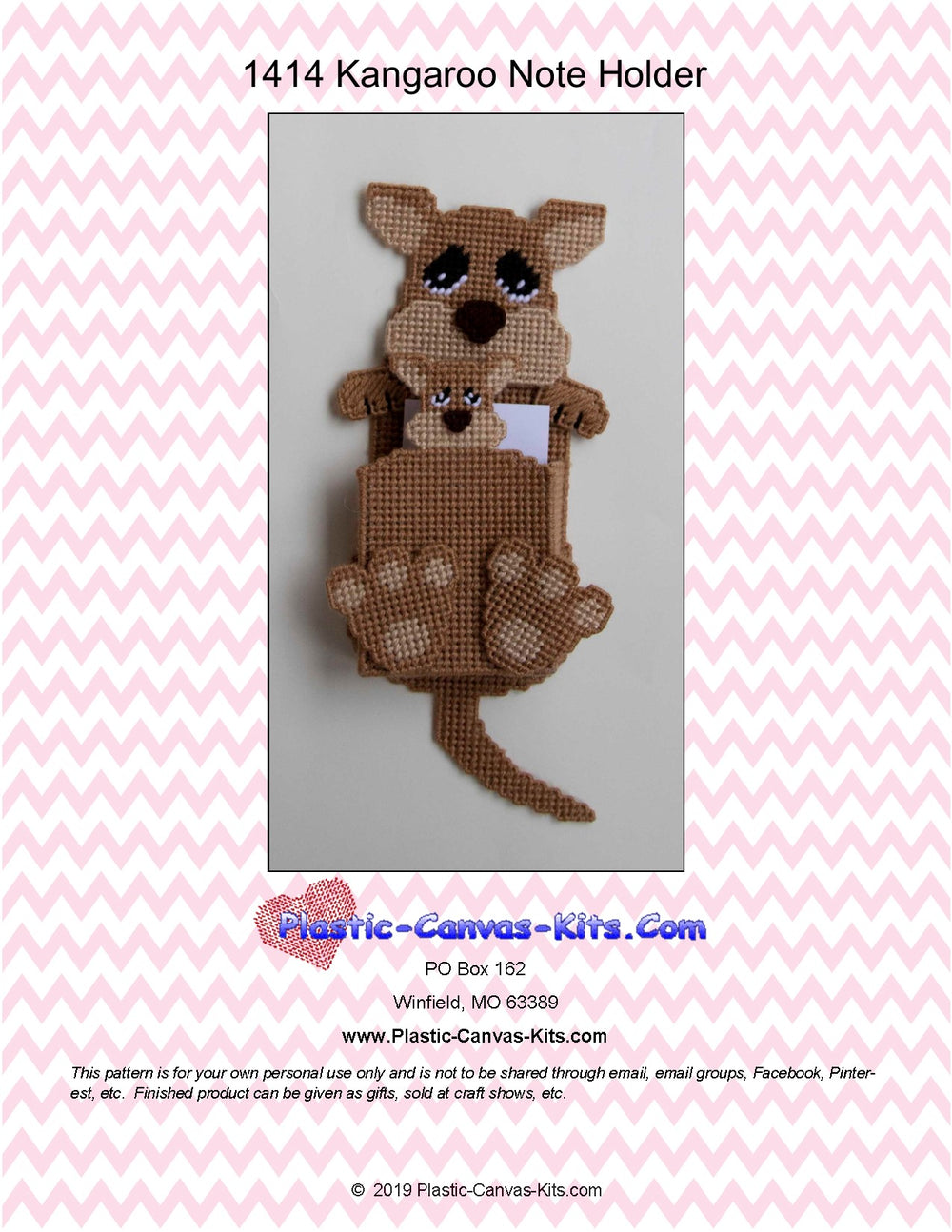 Kangaroo Note Holder