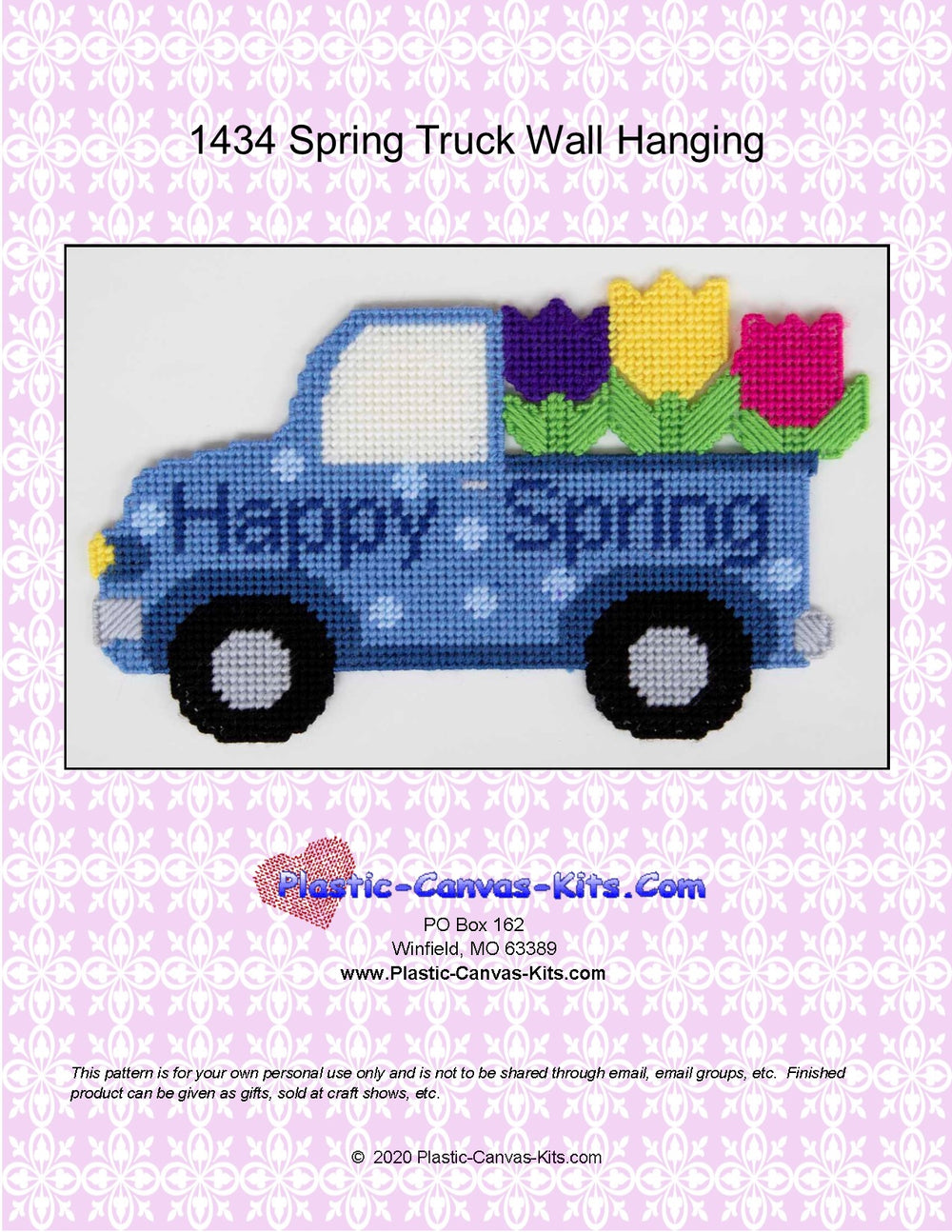 Spring Truck Wall Hanging